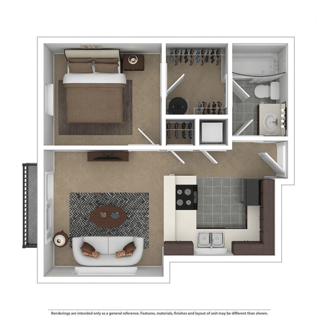 Floorplan - Louis York Apartments