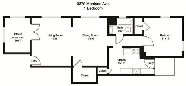 Building Photo - Deluxe 1 bedroom 1 bath available for Augu...