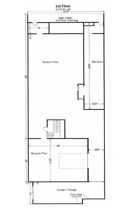 1st Floor Plan - Artillery Lofts