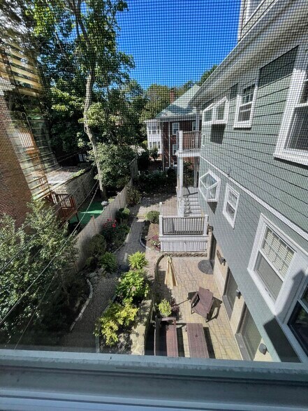 view from porch to the yard - 36 Gerald Rd