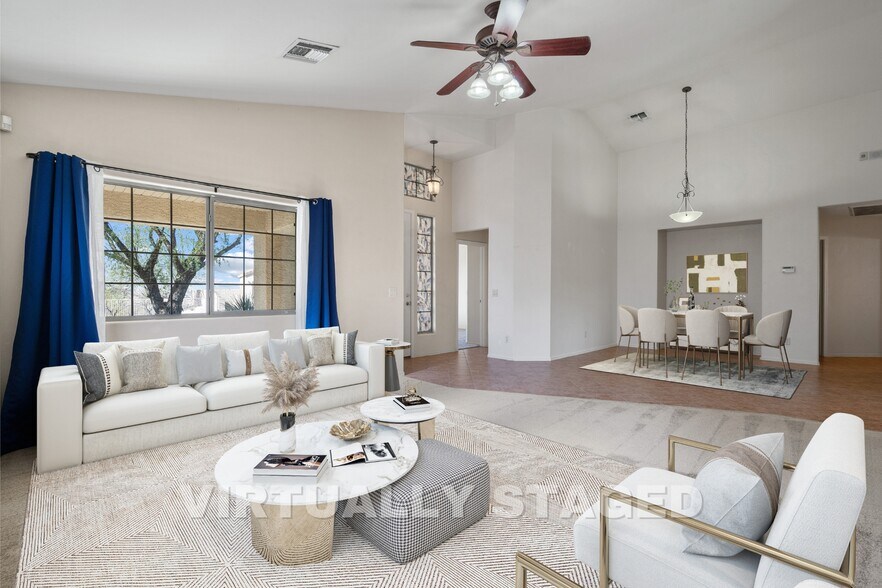 Living Room and Formal Dining - 10825 S Fairway Point Ct