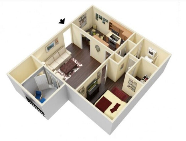 Floorplan - Post Oak Apartments