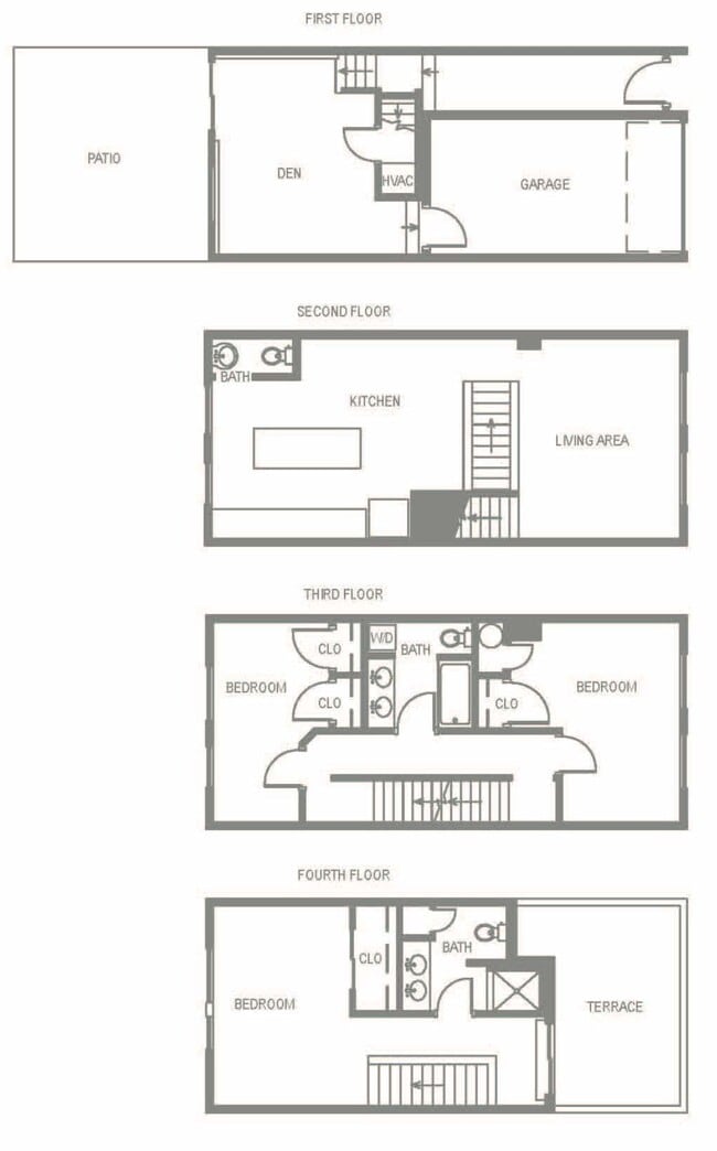 Floorplan - Liberties Walk and Townhomes