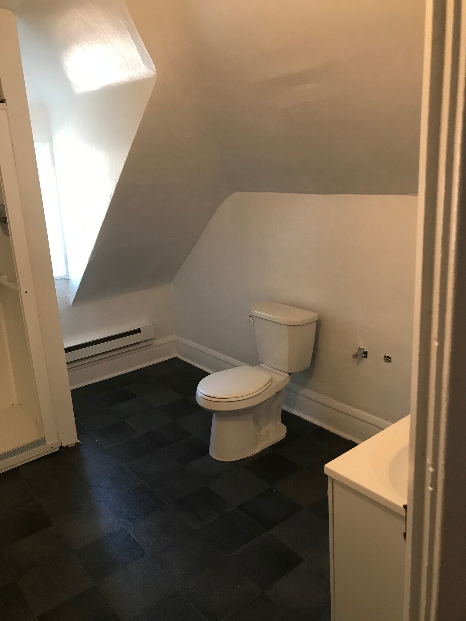 partial view of bathroom - 104 Gayley St