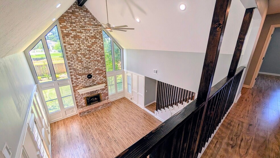 Living Roomview from Upstairs - 15707 Downford Dr