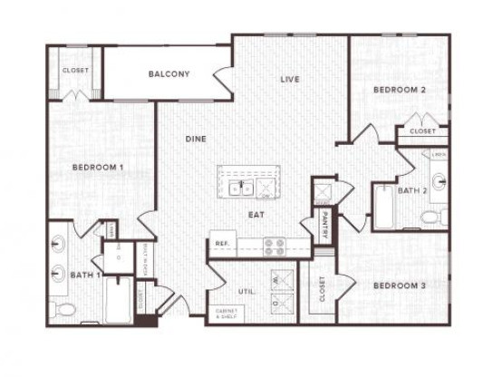 Floorplan - The Crawford at Grand Morton