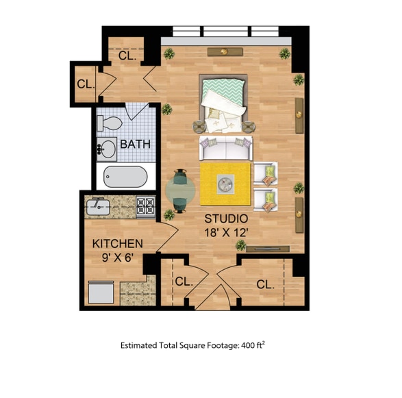 Building Photo - Charming & Bright Studio at River Place North