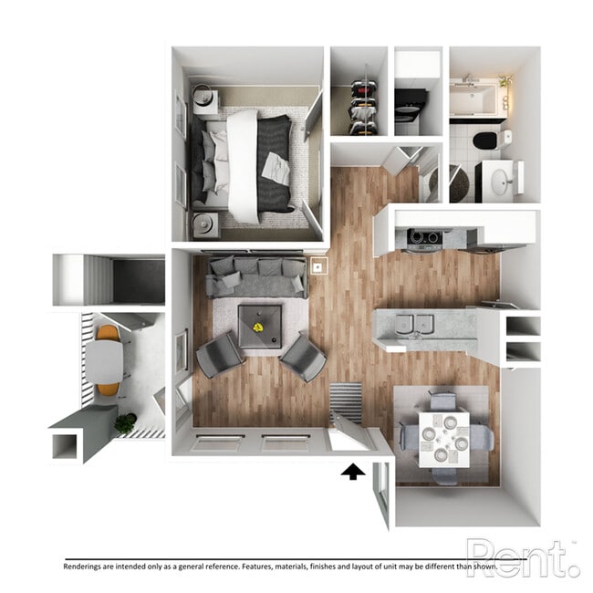 Floorplan - Larkin Apartment Homes