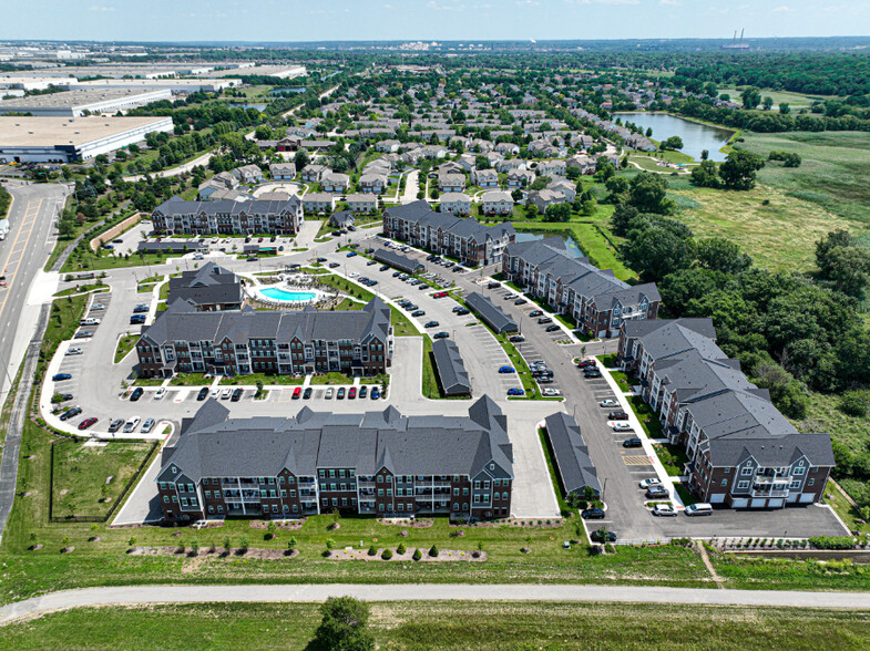 Aerial view of Village Place - Village Place Apartments