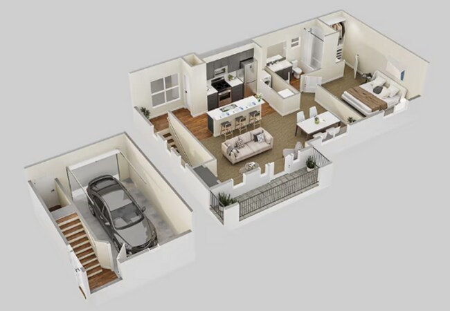 Building Photo - 1 bedroom Townhome with attached garage