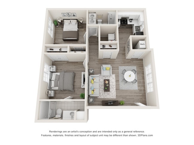 Floorplan - 1480 Post