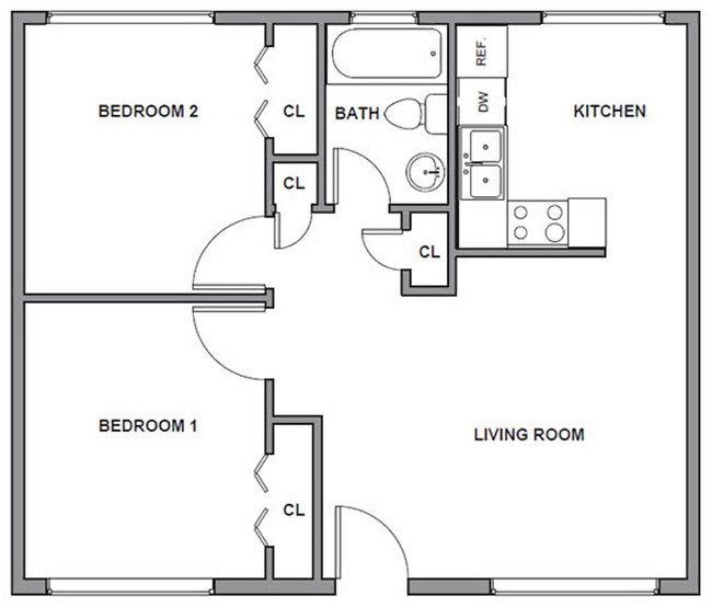 Floorplan - Greenwood Farms Apartments