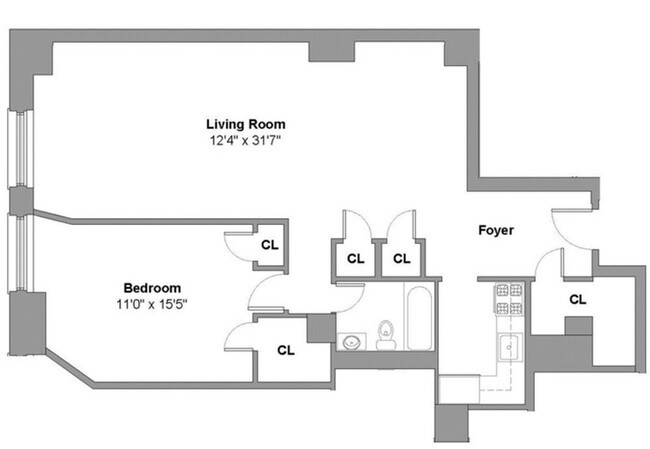 1BR/1BA - 88 Lexington Avenue
