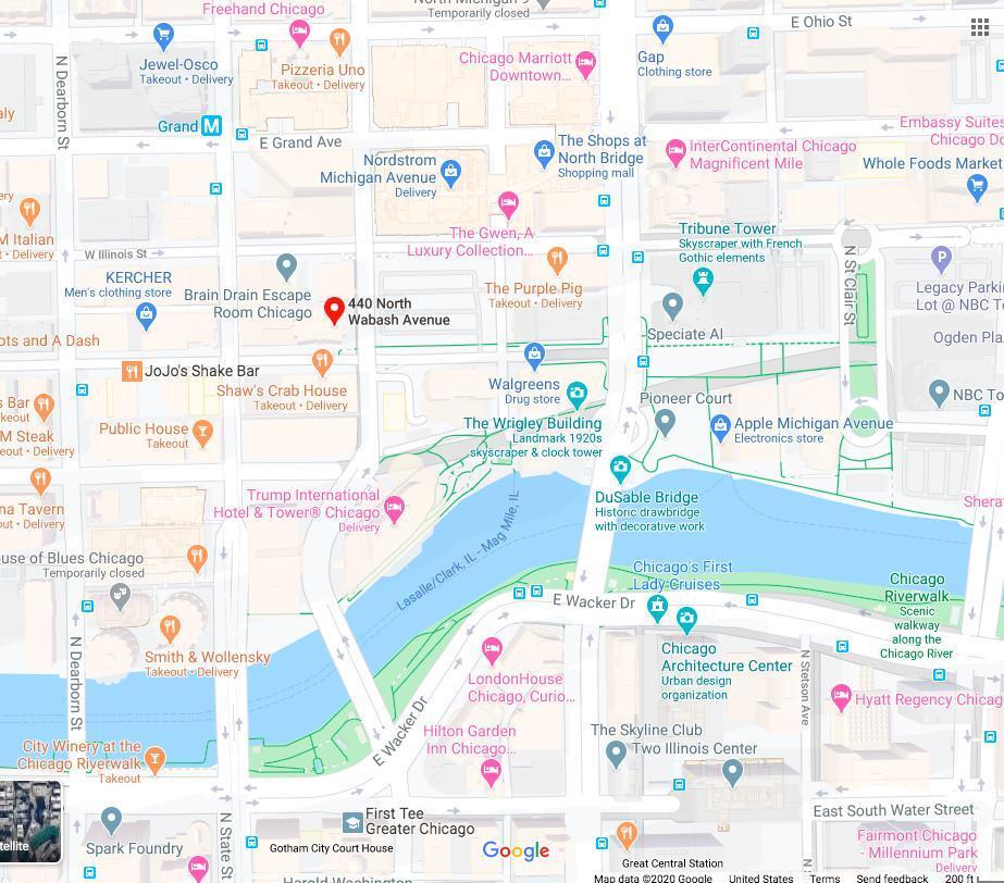 Location of the unit - heart of downtown Chicago - 440 N Wabash Ave