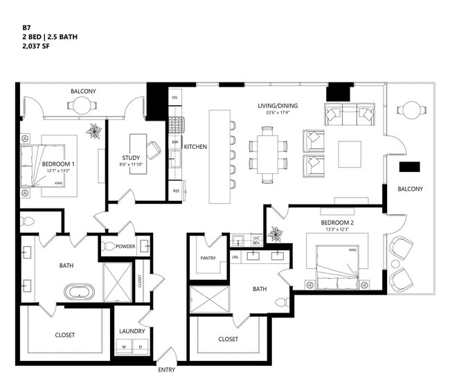 Floorplan - Bosque Residences