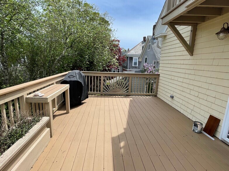 back 2nd floor deck (grill not included). - 15 Congdon Ave