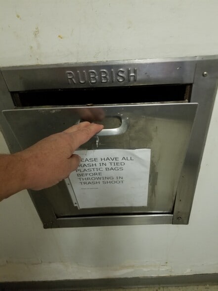 TRASH SHOOTS ON EVERY FLOOR - 2331 E Market St