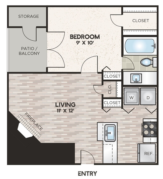 Floorplan - Knowlton Apartment Homes