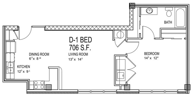 Floorplan - 707 North