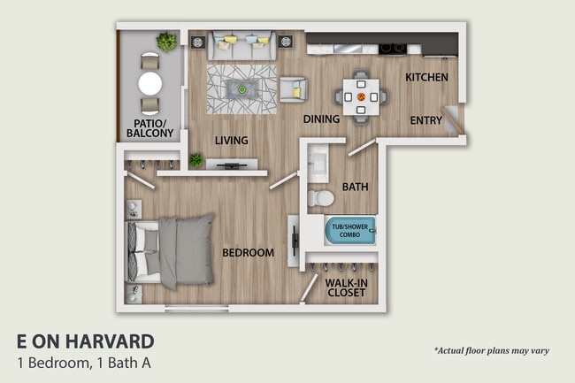 Floorplan - E on Harvard
