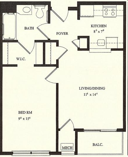 1BR/1BA - Wingler House