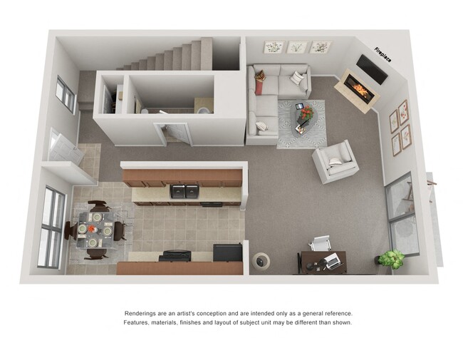 Floorplan - Colfax Townhomes