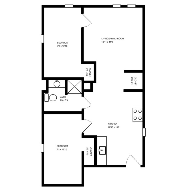 Floorplan - 2014 W McLean