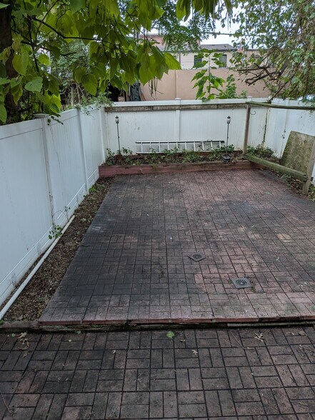 private backyard - 63 Nichols Ave