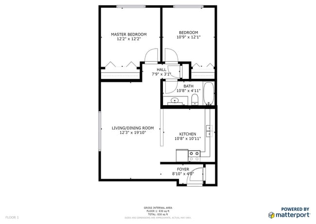 Floorplan - Oakridge Apartments