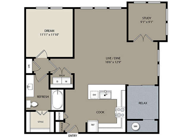 Floorplan - Westerly Apartments