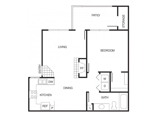 Floorplan - Country Brook Apartments