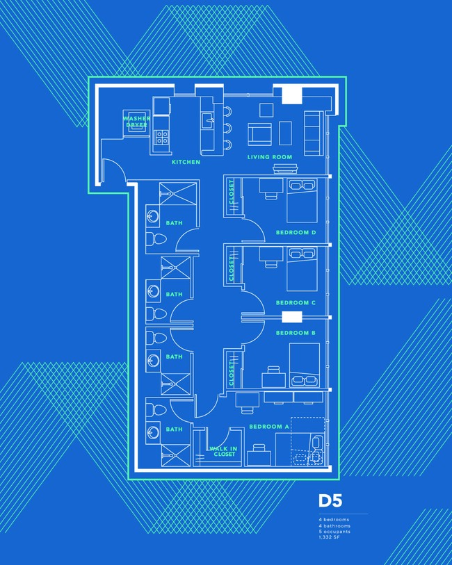 D5 - The Grad- Student-by the bed leasing