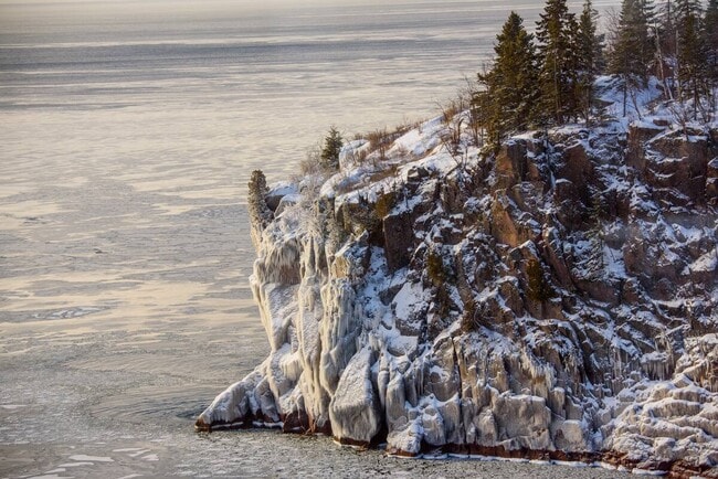 The view to the south from the cabin - 6012 Highway 61