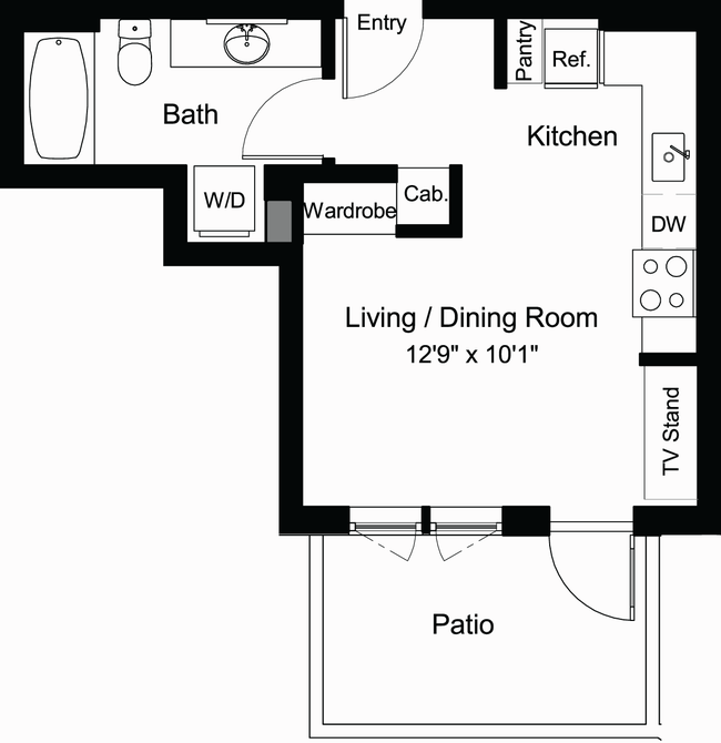 Floorplan - Chloe on Madison