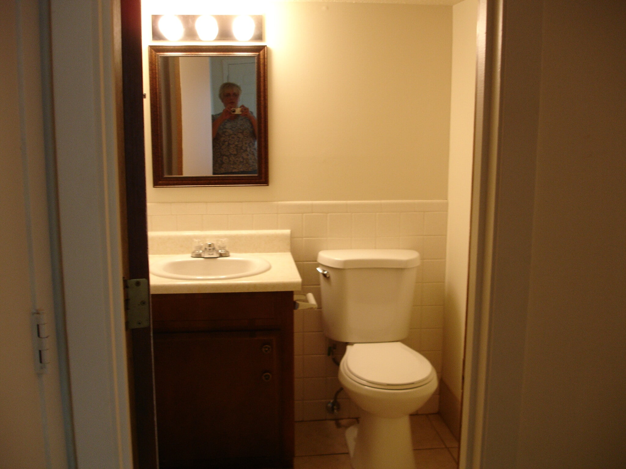 Down Half Bath - 7101 N Park Ave