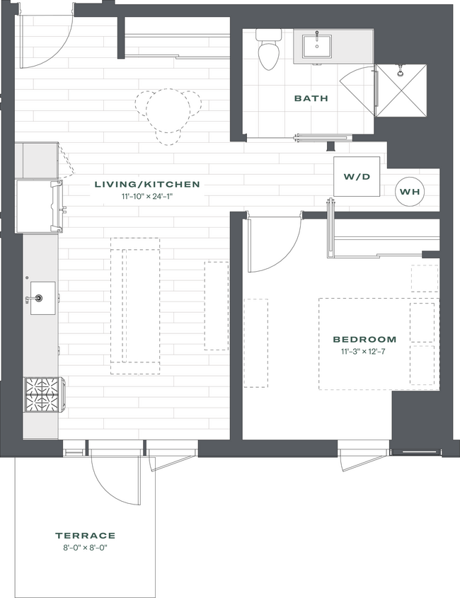 Floorplan - Triangle Square