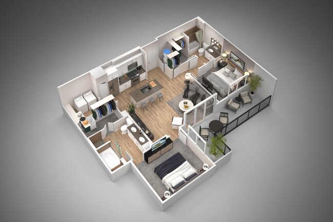 Floorplan - The Halsten at Chauncey Lane
