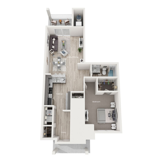 Floorplan - Meadow Creek Flats Apartments