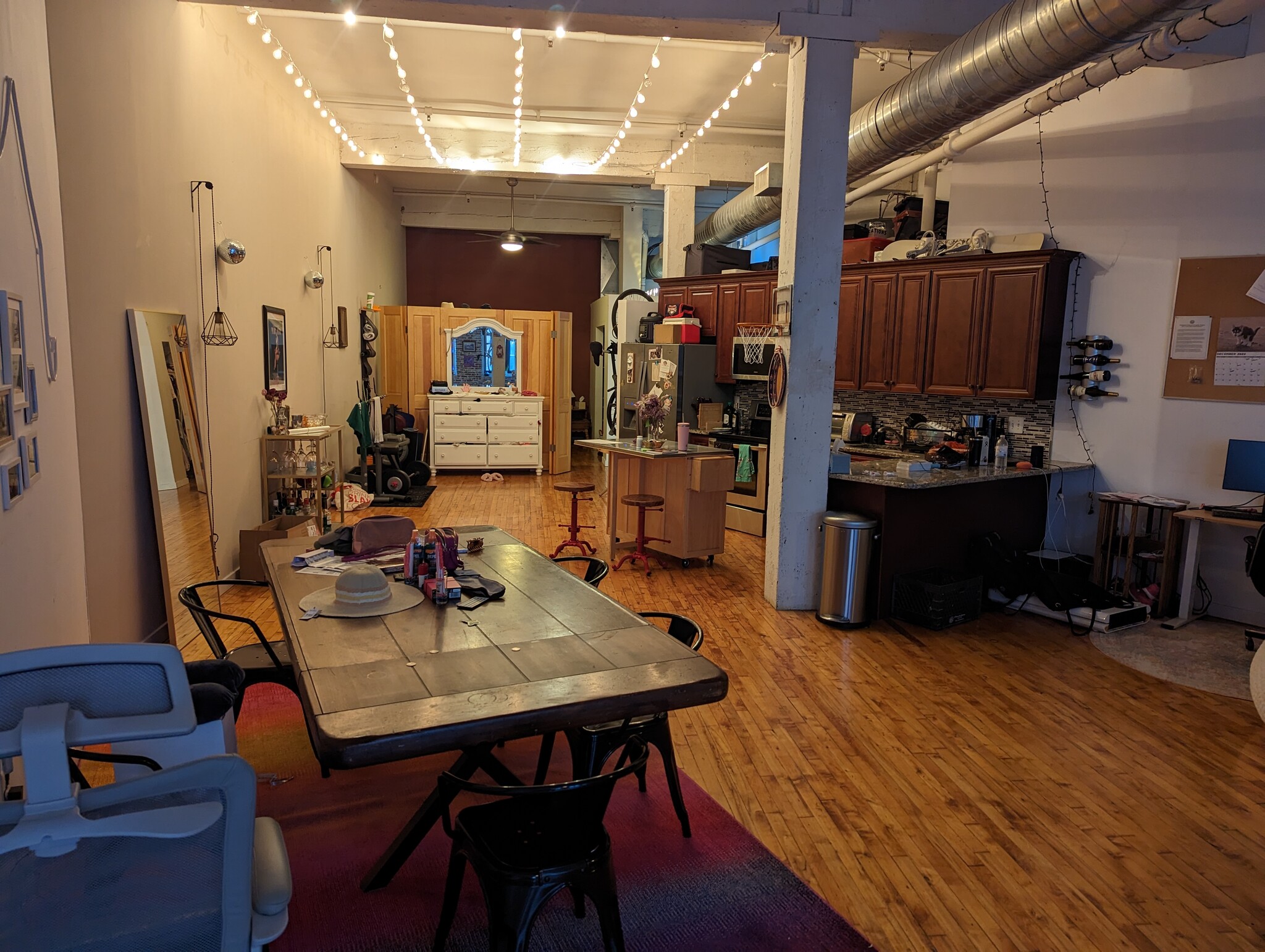 View Towards Kitchen & Bedroom - 428 N 13th St