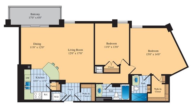 Floorplan - Cortland at McLean