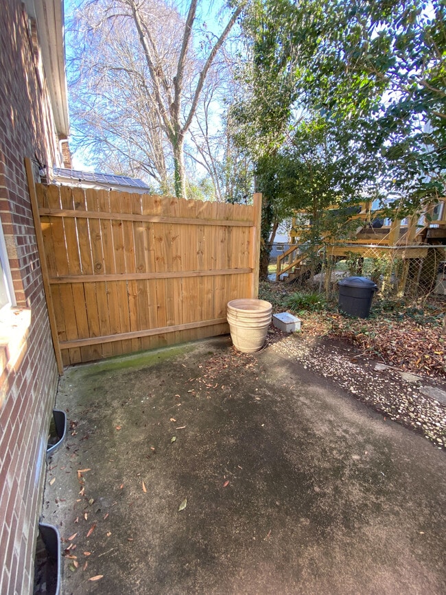 private back patio - 506 N Greensboro St