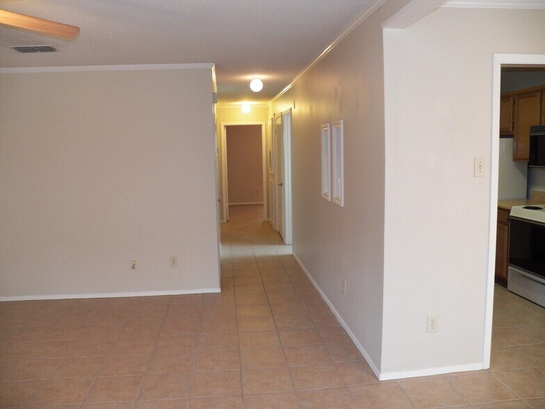 Both Bedrooms at the end of long hallway from Living Area - 400 W South Town Dr