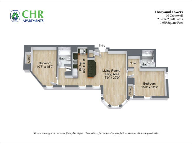 Floorplan - Longwood Towers