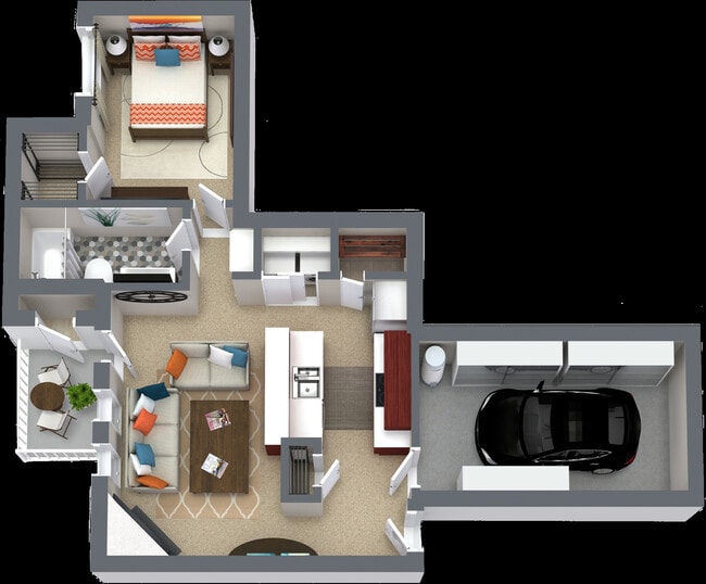 Floorplan - Western Station Apartments
