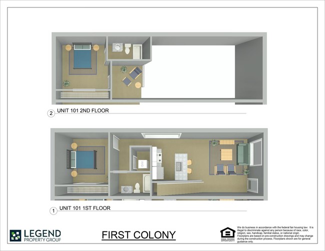 Floorplan - First Colony Flats