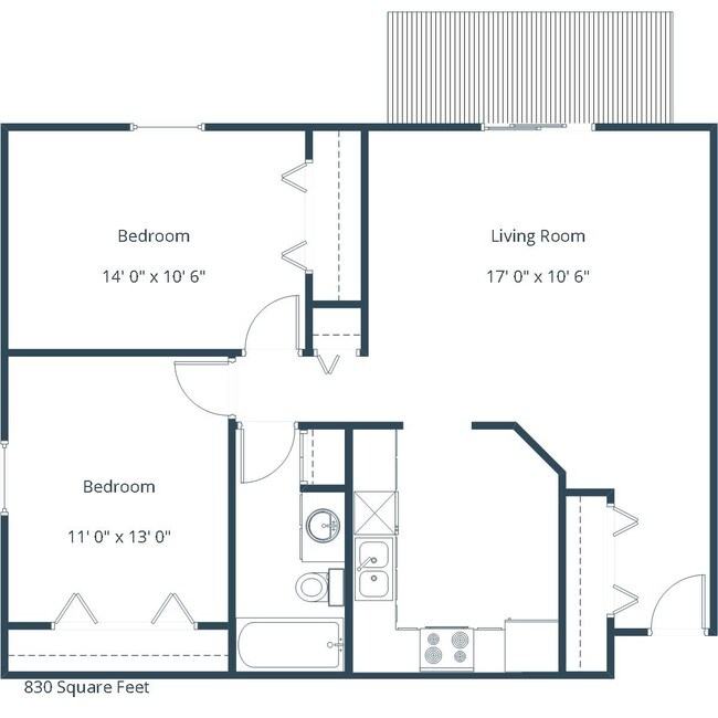Floorplan - Ashbury Apartment Community