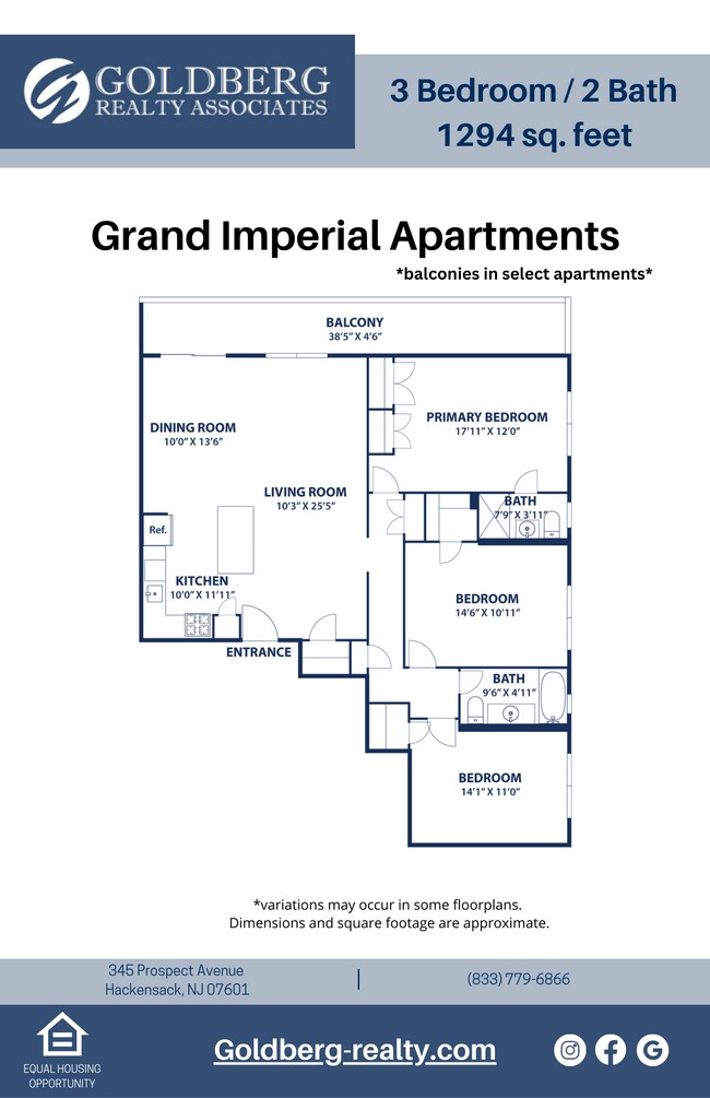 Floorplan - Grand Imperial Apartments