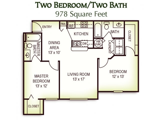 Floorplan - Summerlin Oaks Apartments