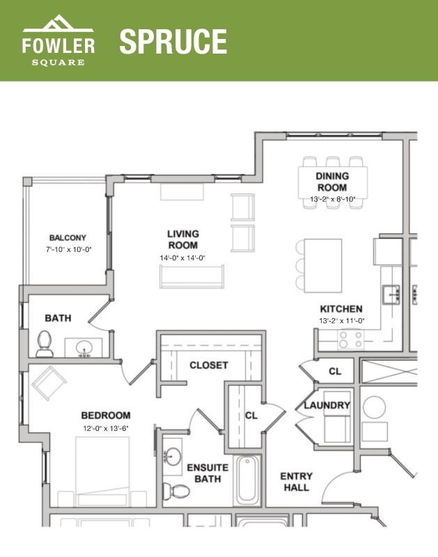 Floorplan - Fowler Square