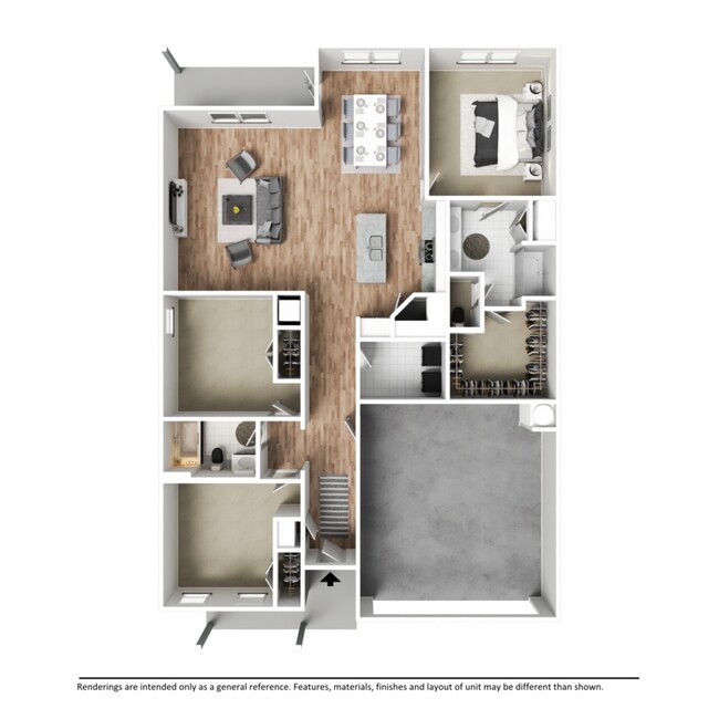 Floorplan - Villages at Arbor Walk